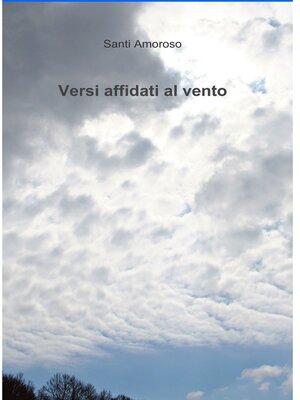 cover image of Versi affidati al vento